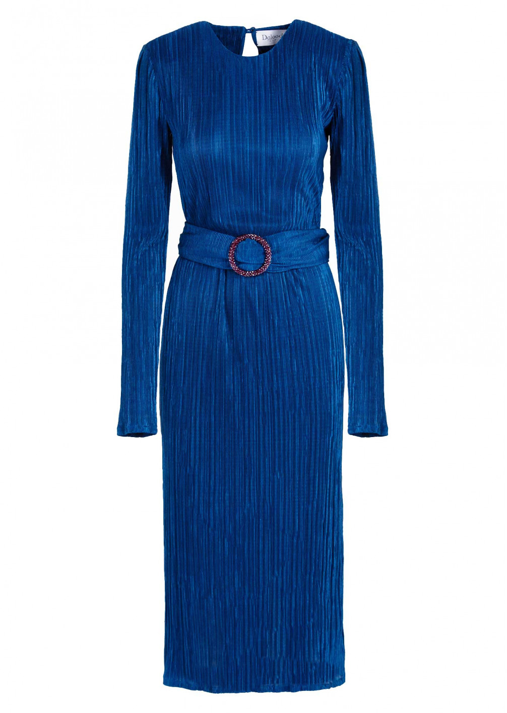 DALOOD Midnight-Blue Midi Dress | THE-PRIVATE-LABEL.COM